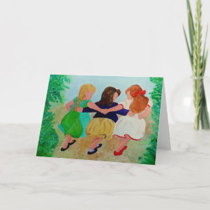 Friends are like Angels Card