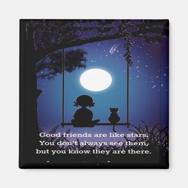 Friends Are Like Stars Magnet (Front)
