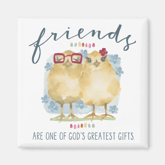 Friends are one of God's greatest gifts Magnet (Front)