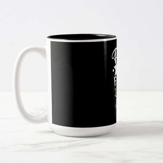 Friends Are The Family We Choose Two-Tone Coffee Mug (Left)