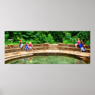 Friends at Buffalo Spring III - Colour Saturated Poster