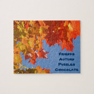 Friends Autumn Puzzles Chocolate puzzles gifts