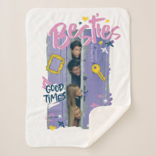 FRIENDS™   Besties Sherpa Blanket