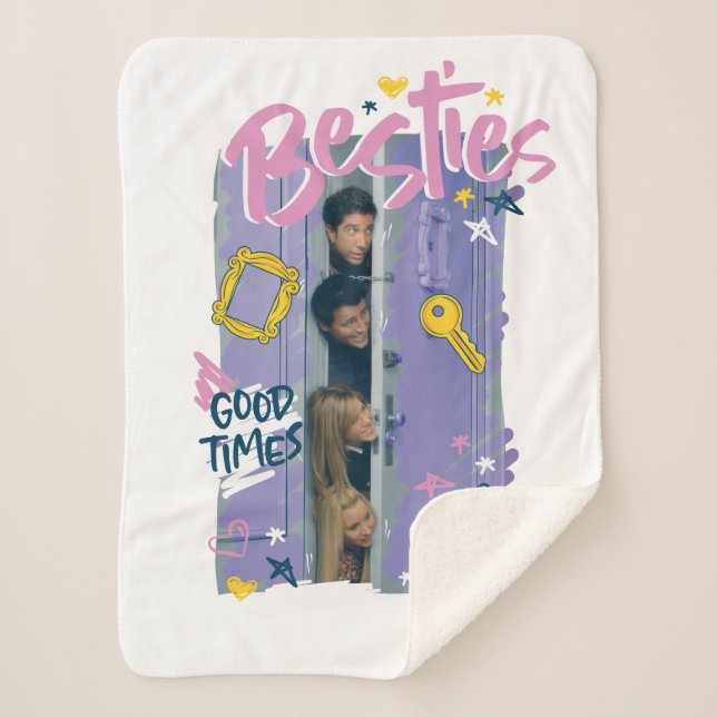 FRIENDS™ | Besties Sherpa Blanket (Front)