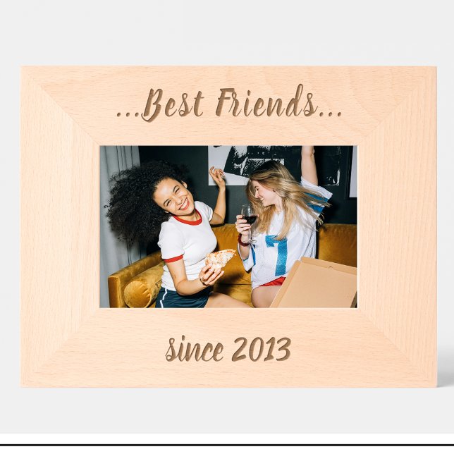 Friends BFF Custom wooden photo frame (Creator Uploaded)