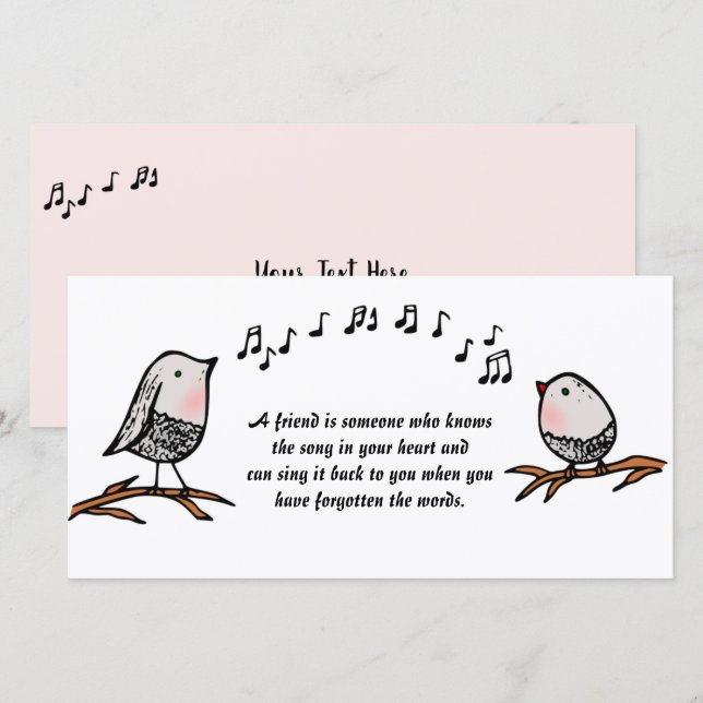 Friends Bird Song (Front/Back)