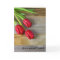 Friend's birthday wishes with red tulips