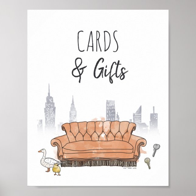 FRIENDS™ | Bridal Shower Cards & Gifts Poster (Front)