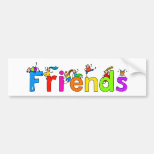 Friends Bumper Sticker