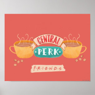 FRIENDS™   But First Coffee - Central Perk Poster
