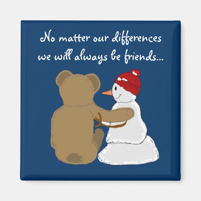 Friends Can Be Different Magnet (Front)