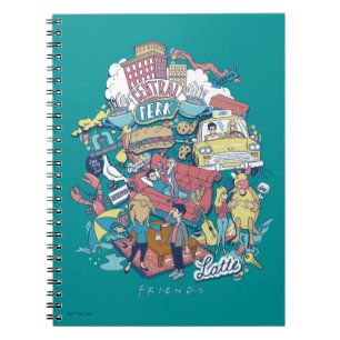 FRIENDS™ Cartoon Collage Notebook