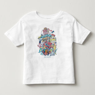 FRIENDS™ Cartoon Collage Toddler T-Shirt