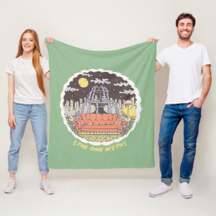 FRIENDS™   Cartoon Fountain Fleece Blanket