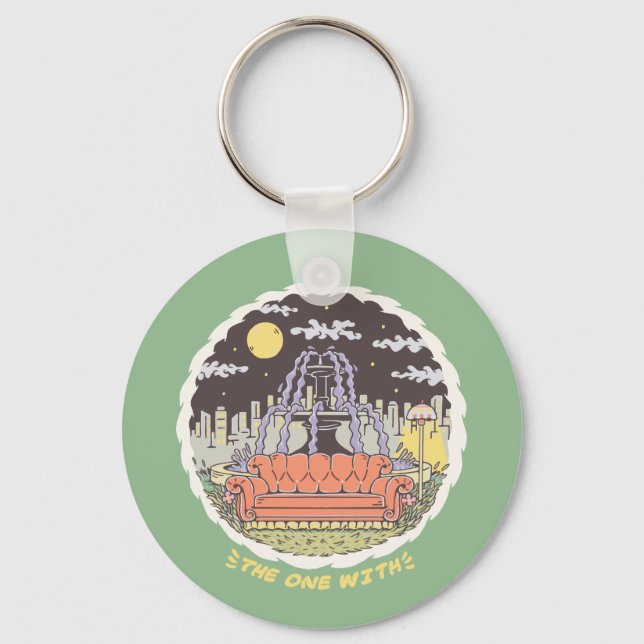 FRIENDS™ | Cartoon Fountain Key Ring (Front)