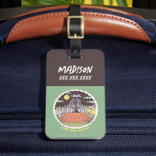 FRIENDS™   Cartoon Fountain Luggage Tag