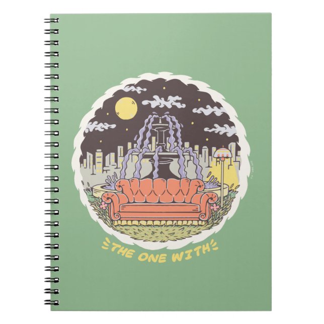 FRIENDS™ | Cartoon Fountain Notebook (Front)