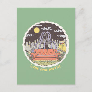 FRIENDS™ Cartoon Fountain Postcard