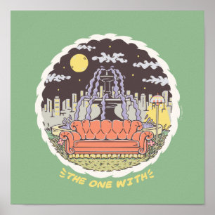 FRIENDS™   Cartoon Fountain Poster