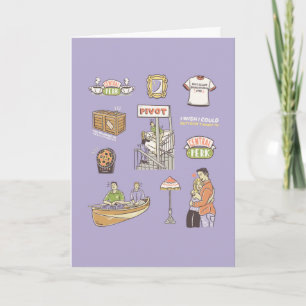 FRIENDS™   Cartoon Icons Card