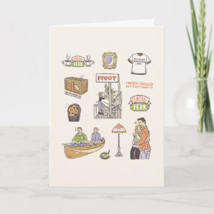 FRIENDS™   Cartoon Icons Card