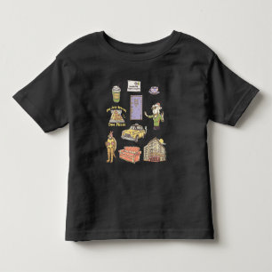 FRIENDS™   Cartoon Icons Graphic 2 Toddler T-Shirt