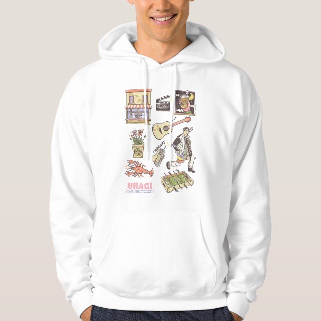 FRIENDS™ | Cartoon Icons Graphic 3 Hoodie (Front)