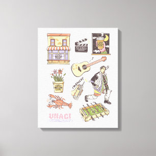 FRIENDS™   Cartoon Icons Graphic Canvas Print
