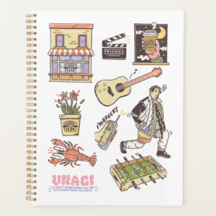 FRIENDS™   Cartoon Icons Graphic Planner