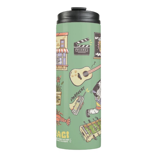 FRIENDS™ | Cartoon Icons Graphic Thermal Tumbler (Front)
