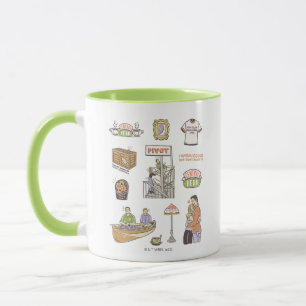FRIENDS™   Cartoon Icons Mug
