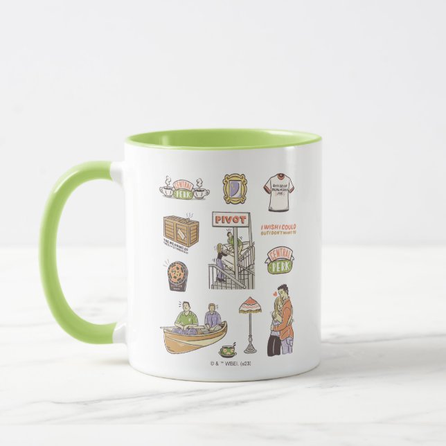 FRIENDS™ | Cartoon Icons Mug (Left)