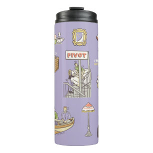 FRIENDS™   Cartoon Icons Thermal Tumbler