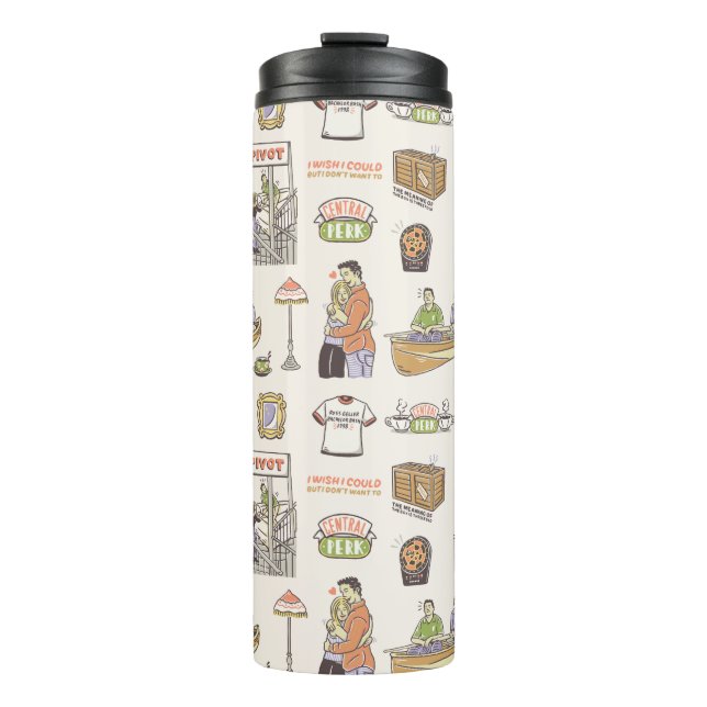 FRIENDS™ | Cartoon Icons Thermal Tumbler (Front)