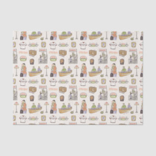 FRIENDS™   Cartoon Icons Tissue Paper