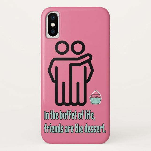 Friends Case-Mate Barely iPhone X Case (Back)