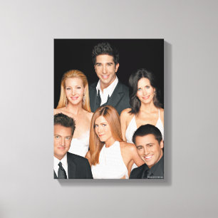 FRIENDS™   Cast in Formal Wear Closeup Canvas Print