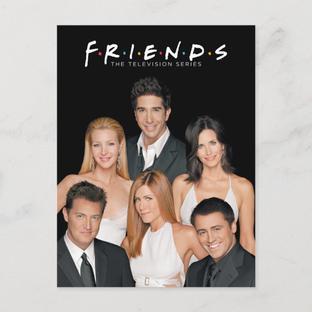 FRIENDS™ | Cast in Formal Wear Closeup Invitation Postcard (Front)
