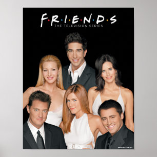 FRIENDS™ Cast in Formal Wear Closeup Poster