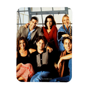 FRIENDS™   Cast Sitting in Monica's Apartment Magnet
