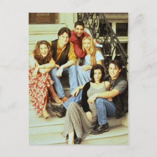 FRIENDS™   Cast Sitting on the Stoop Invitation Postcard
