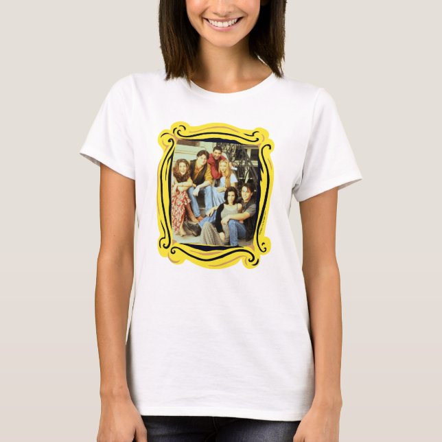 FRIENDS™ | Cast Sitting on the Stoop T-Shirt (Front)