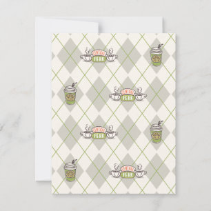 FRIENDS™    Central Perk Argyle Pattern Card