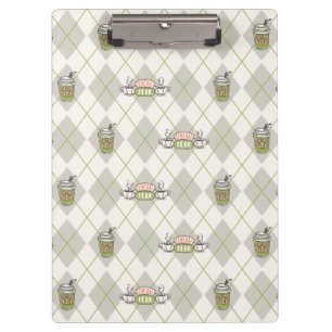 FRIENDS™    Central Perk Argyle Pattern Clipboard