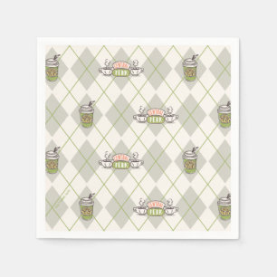 FRIENDS™ Central Perk Argyle Pattern Napkin