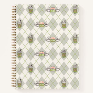 FRIENDS™    Central Perk Argyle Pattern Notebook