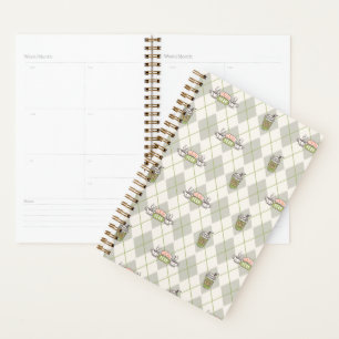 FRIENDS™ Central Perk Argyle Pattern Planner
