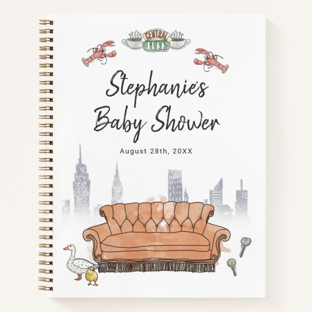FRIENDS™ | Central Perk Bridal Shower Guest Notebook (Front)