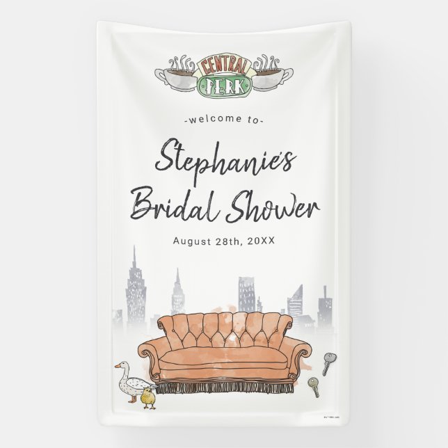 FRIENDS™ | Central Perk Bridal Shower Welcome Banner (Vertical)