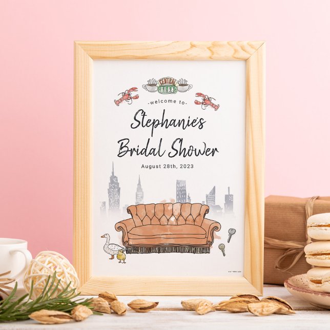 FRIENDS™ | Central Perk Bridal Shower Welcome Poster (Creator Uploaded)